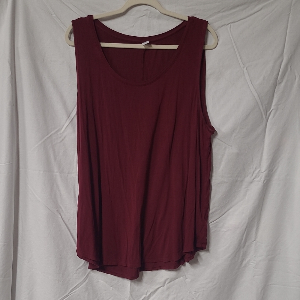 Old Navy Burgundy Tank Top